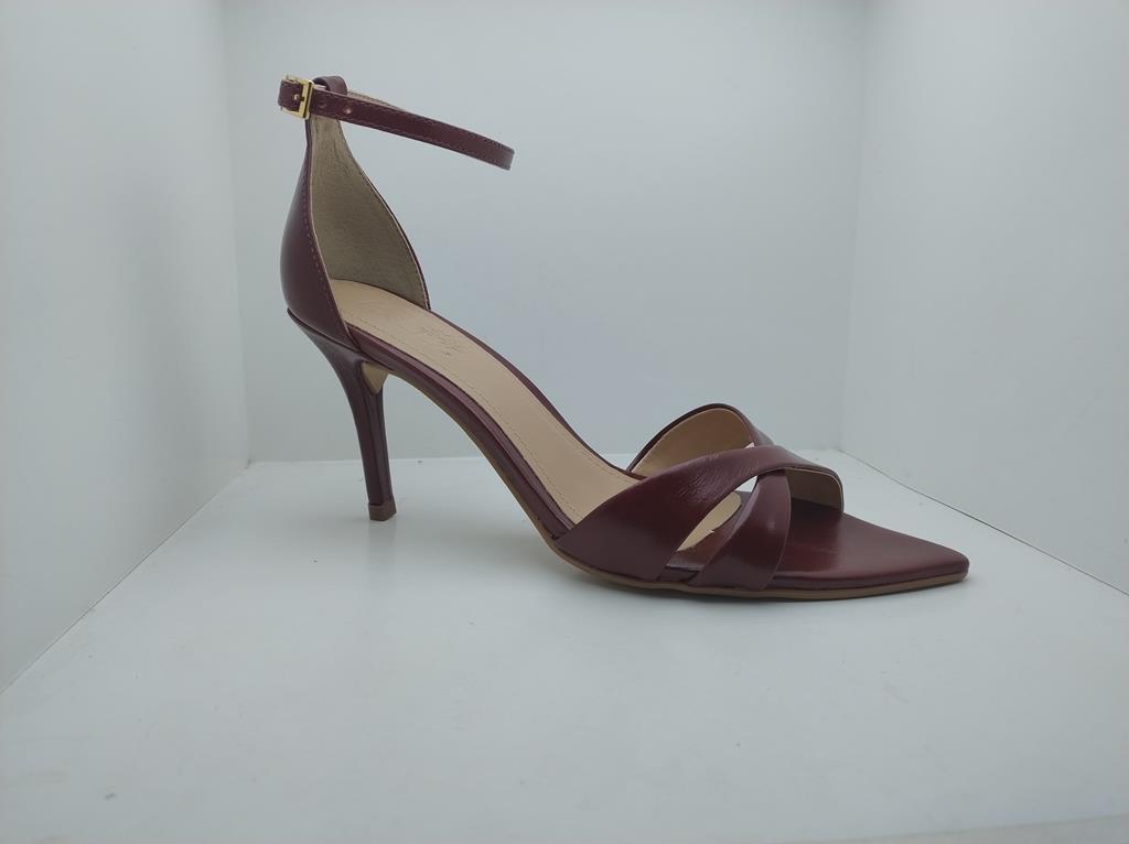 Sandalia salto Bico Fino - Scarlet